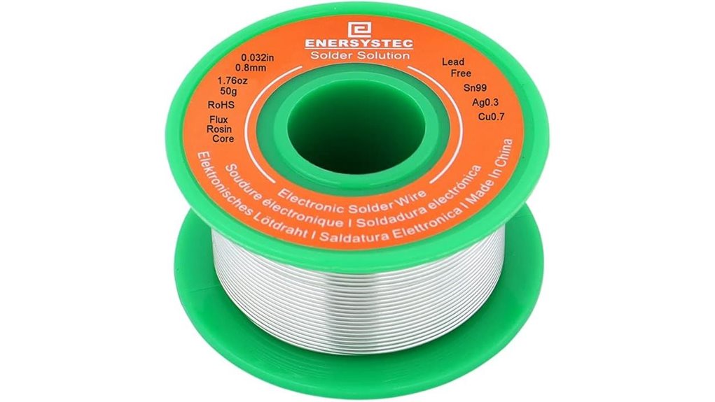 0 8mm lead free rosin core