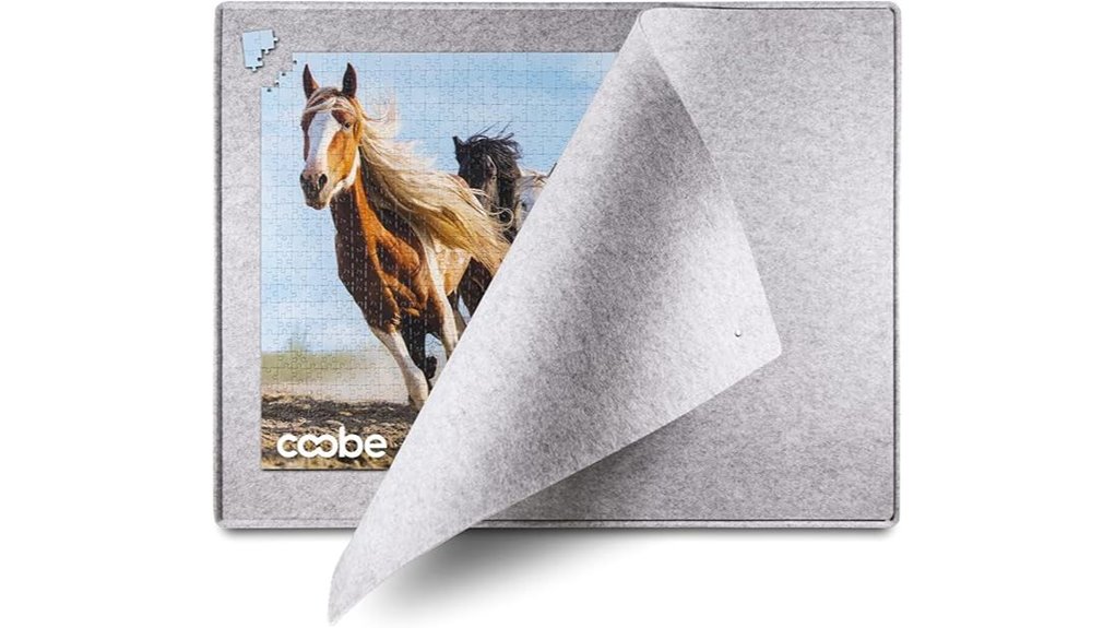 1000 piece portable felt tray