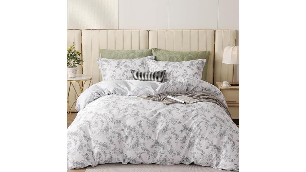 100 cotton leaf duvet set