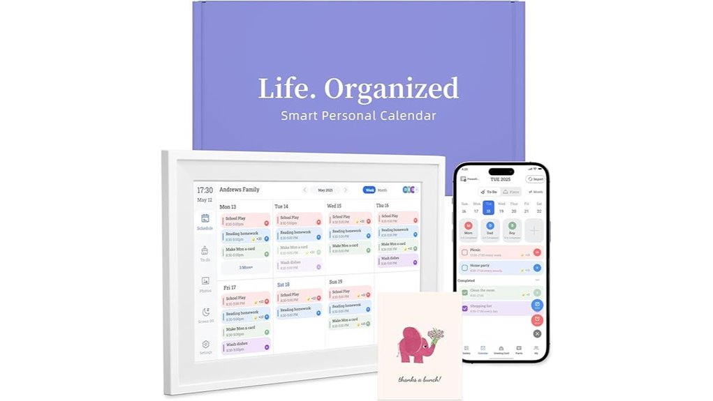 10 1 inch digital wall organizer