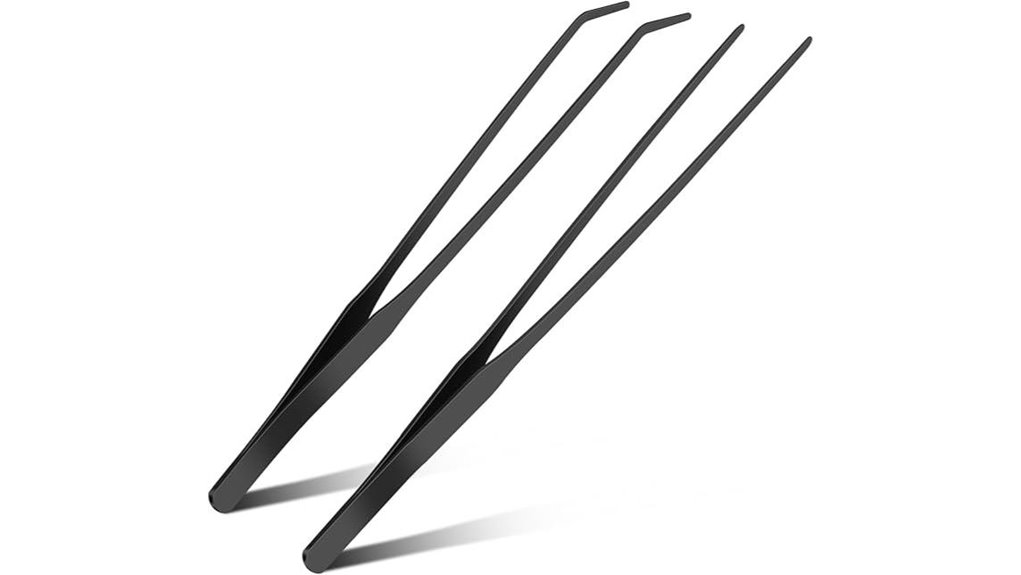 10 6 inch stainless aquarium tweezers