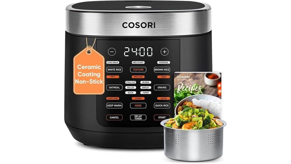 10 cup 18 function rice cooker