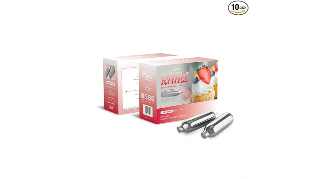 10 pcs 8g cream charger