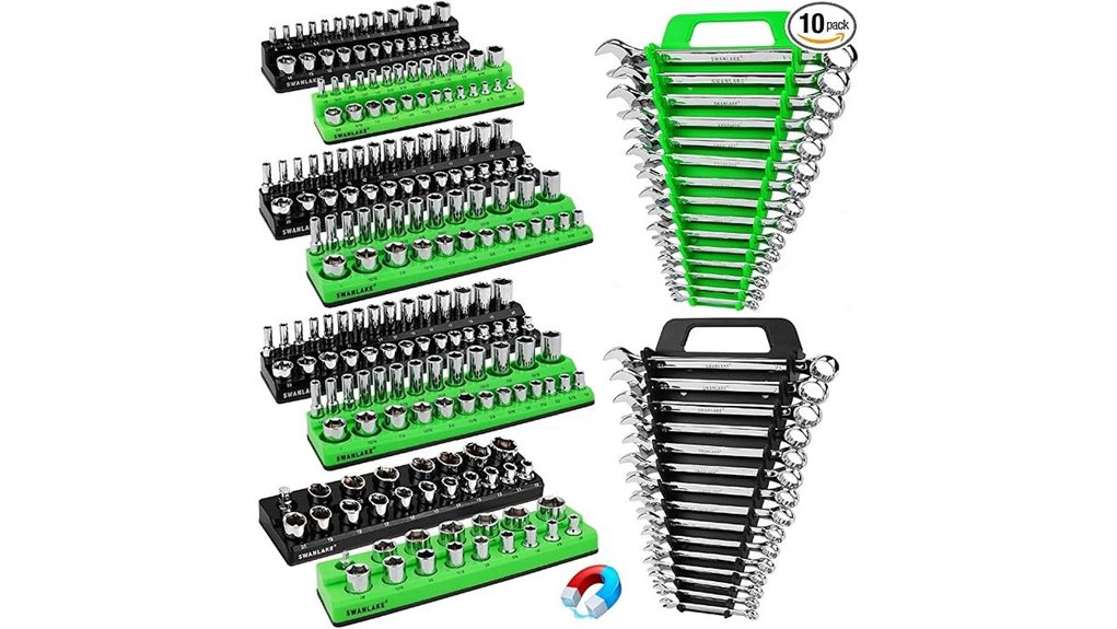 10 piece magnetic socket wrench set