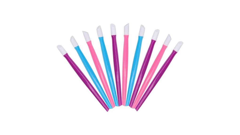 10 piece rubber cuticle pushers