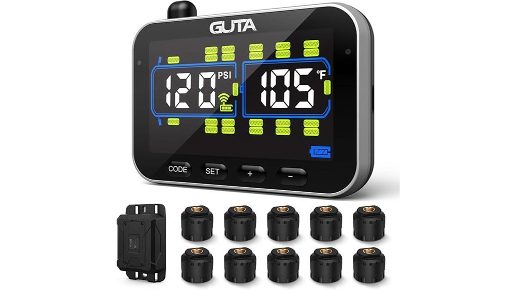 10 sensor trailer tpms alerts