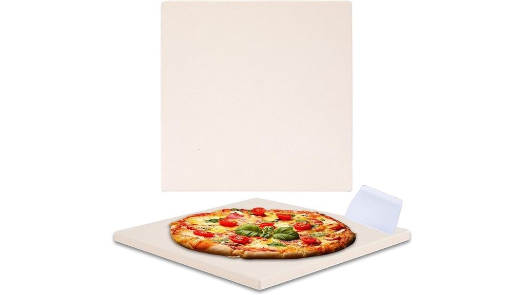 10x10 4 inch cordierite pizza stone