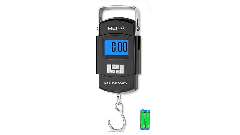 110lb backlit digital fishing scale
