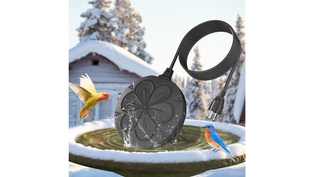 110w outdoor bird bath heater