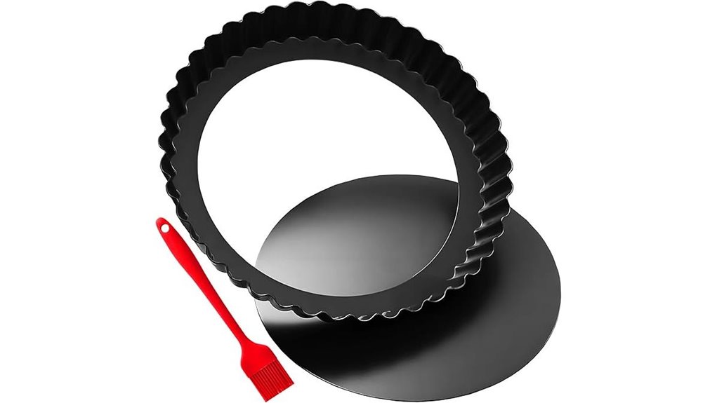 11 inch removable bottom tart pan