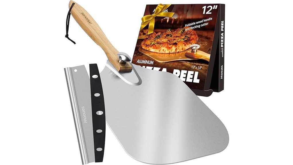12 aluminum foldable pizza peel