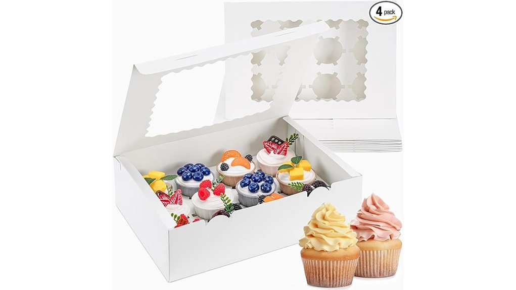 12 count cupcake window boxes