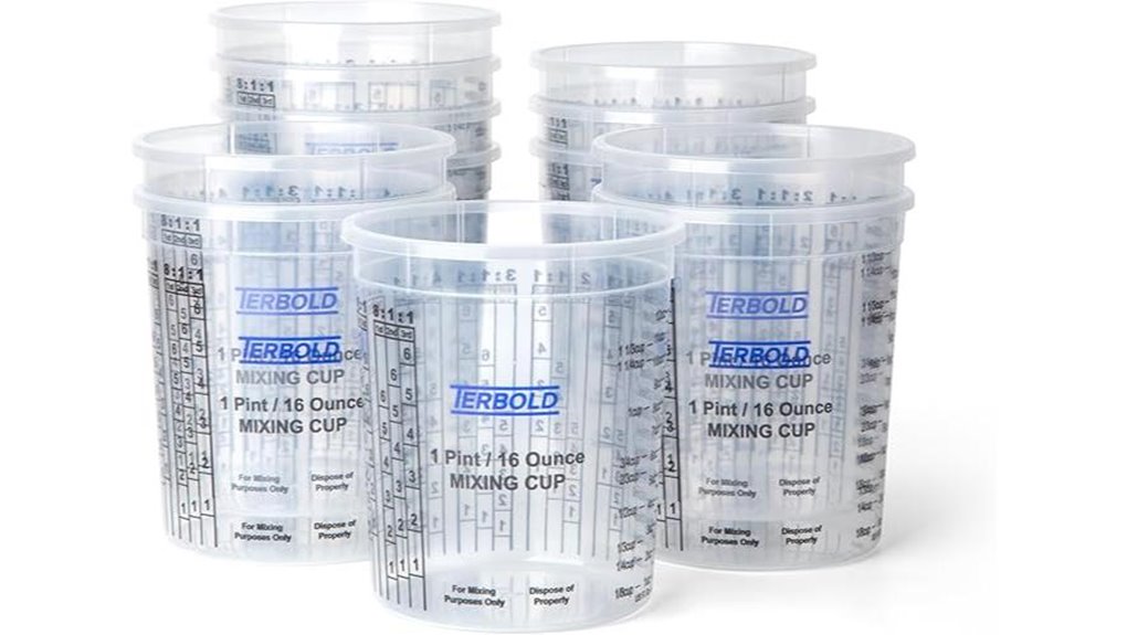 12 cup 16oz disposable paint