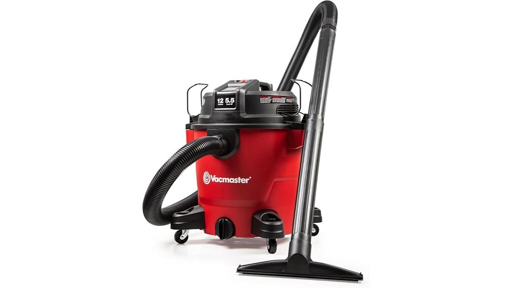 12 gallon 5 5 hp heavy duty vacuum