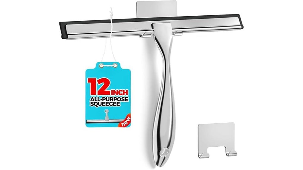 12 inch shower squeegee for glass