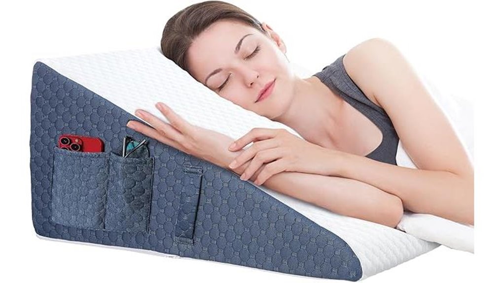 12 inch wedge pillow with cover