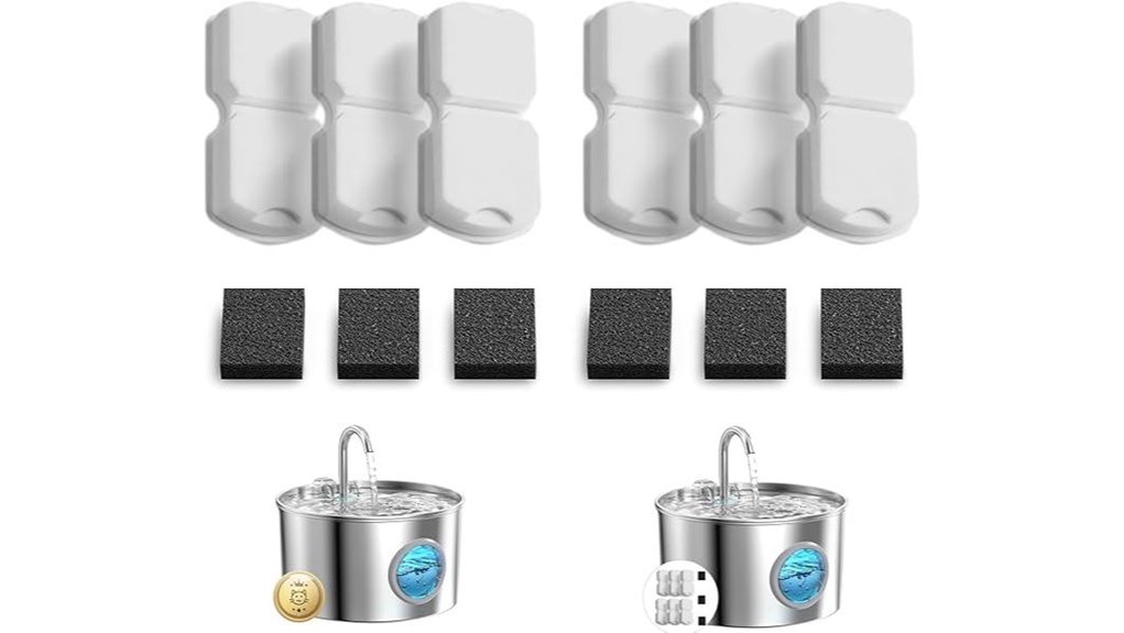 12 part cat fountain filter