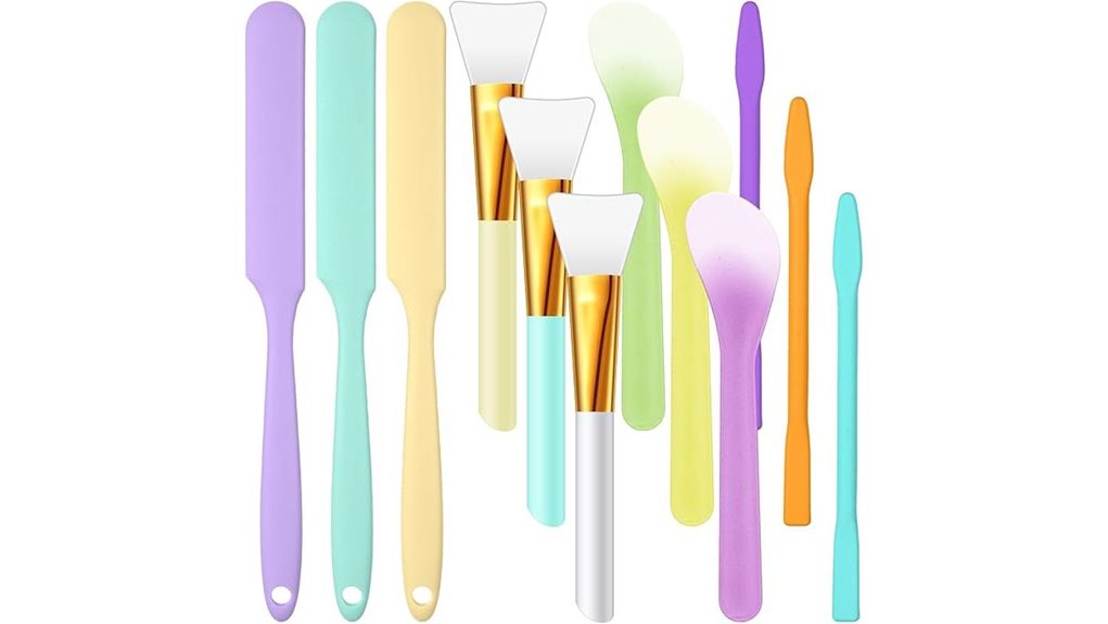 12 piece silicone stir set