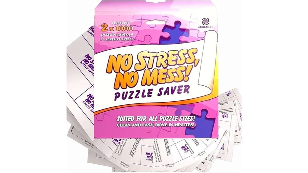 12 puzzle sheets hangers