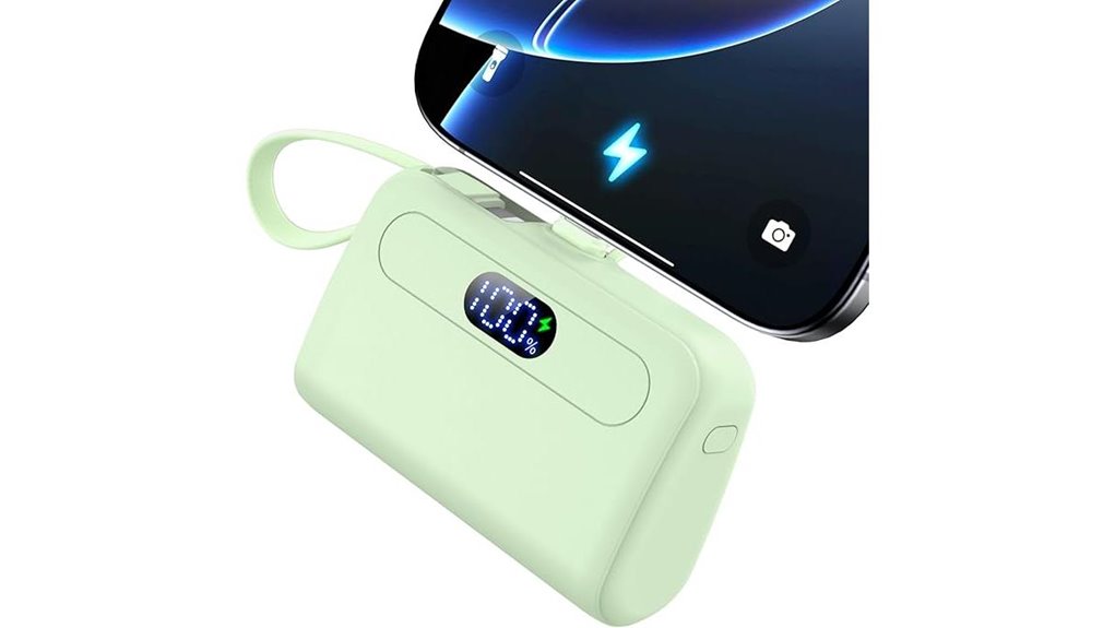 12kah mini powerbank lcd