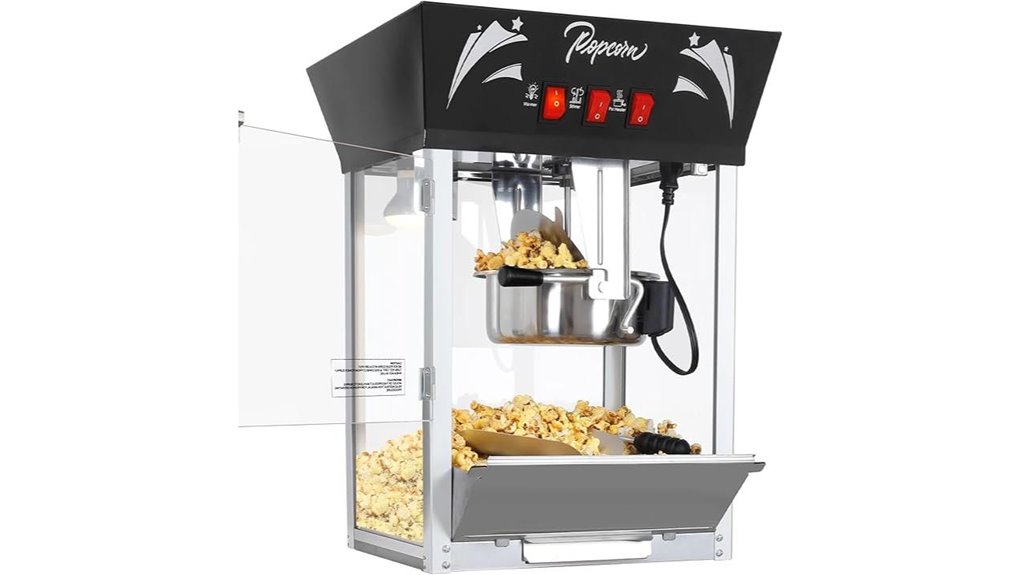 12oz stainless 900w popcorn