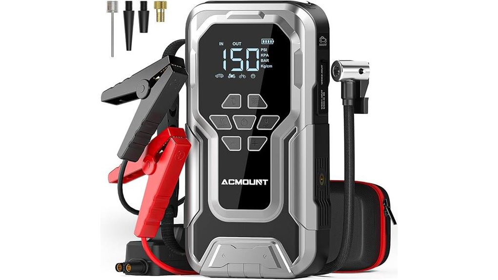 12v acmount jump starter