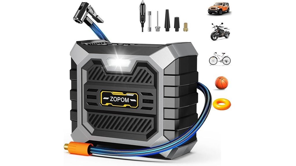 12v portable digital inflator
