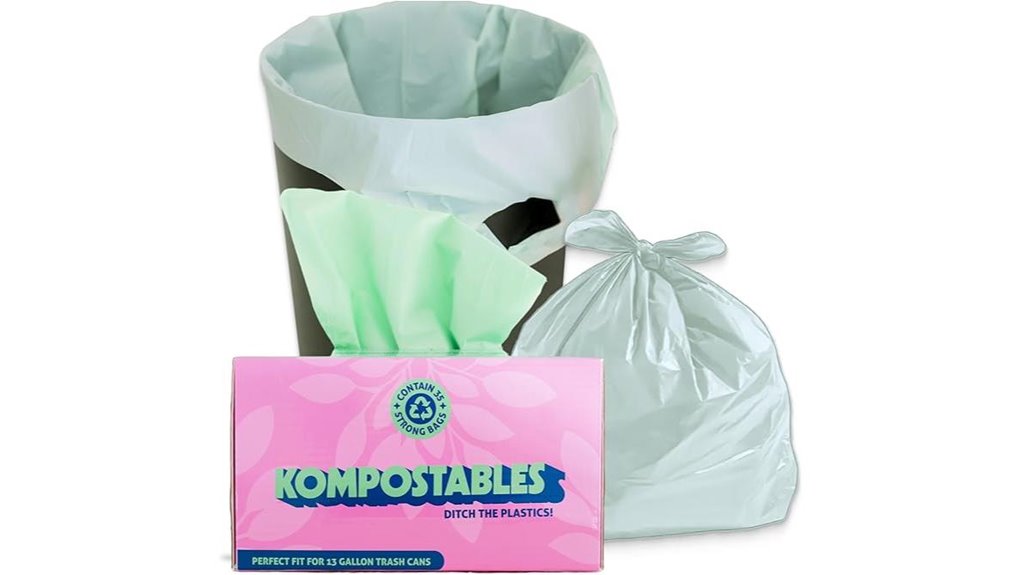 13 gallon compostable kitchen bags
