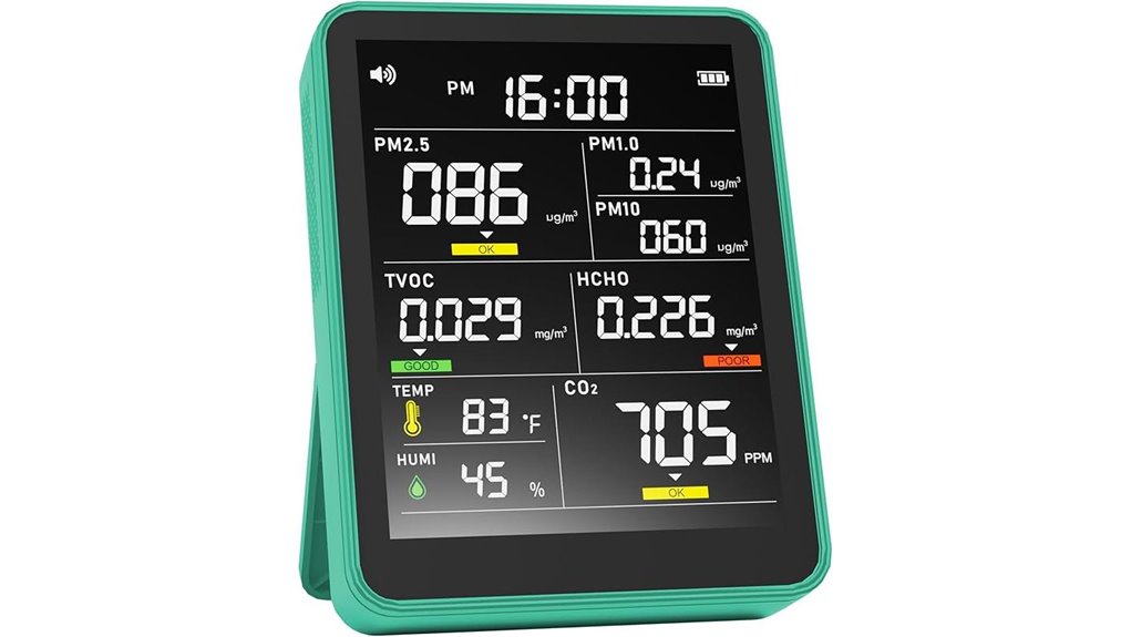 13 in 1 air quality monitor