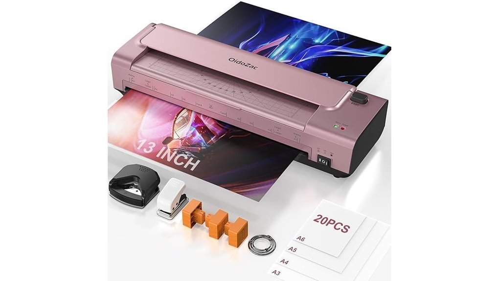 13 inch laminator kit 20 sheets