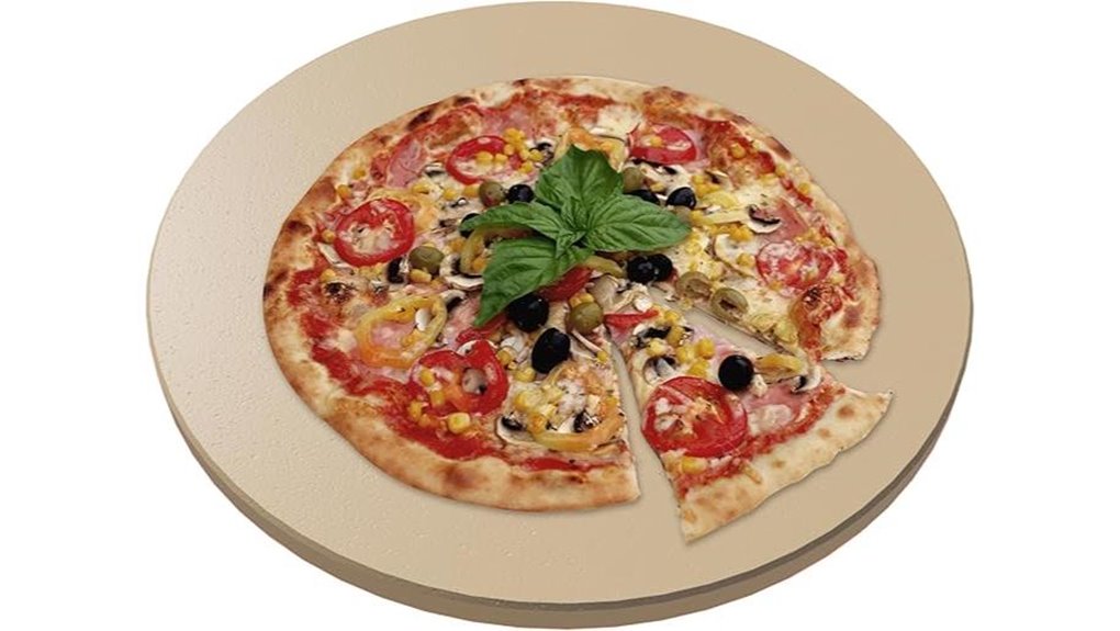 14 cordierite pizza baking stone