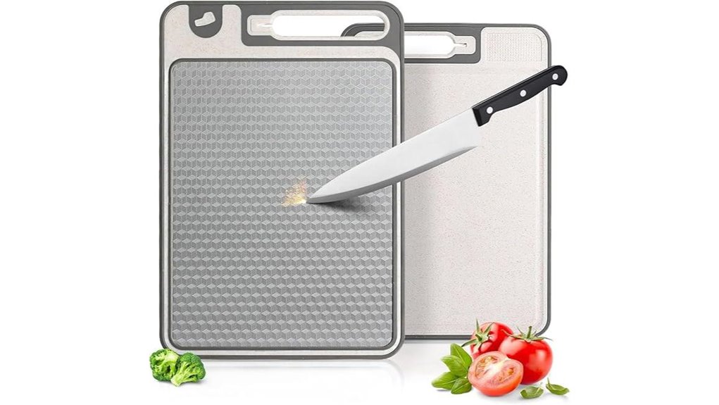 14x10 stainless dual sides board