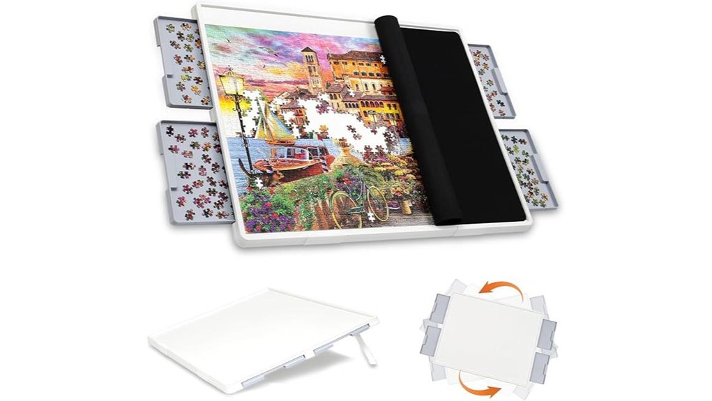 1500 piece tilting puzzle table