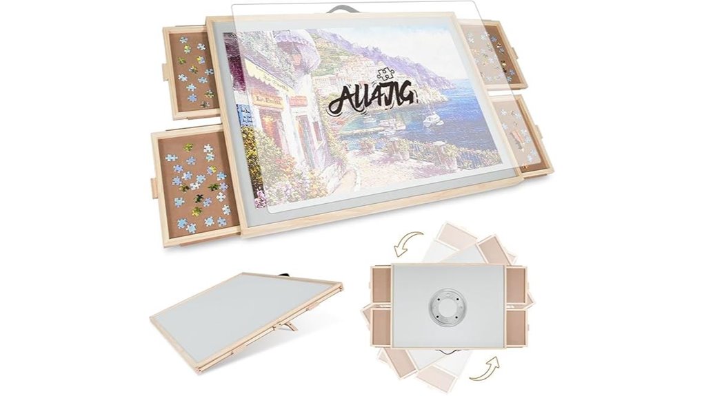 1500 piece tilting rotating puzzle