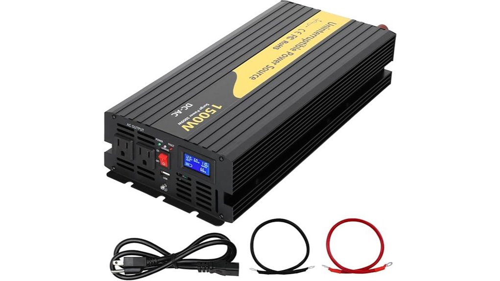 1500w lcd backup inverter