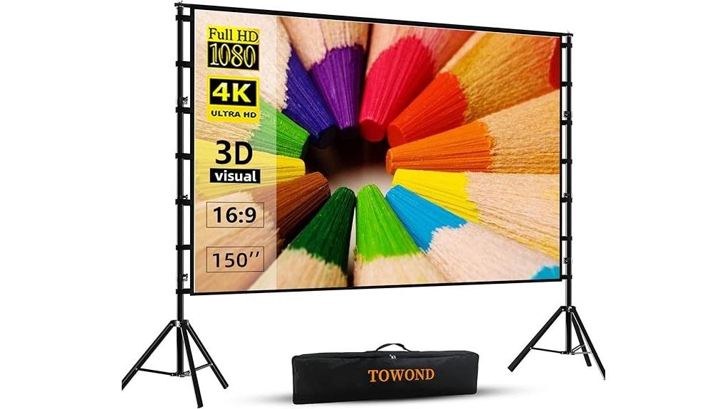 150 16 9 4k projector screen
