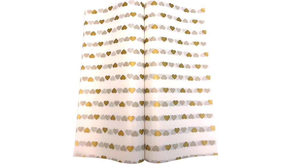 150 gold heart wax