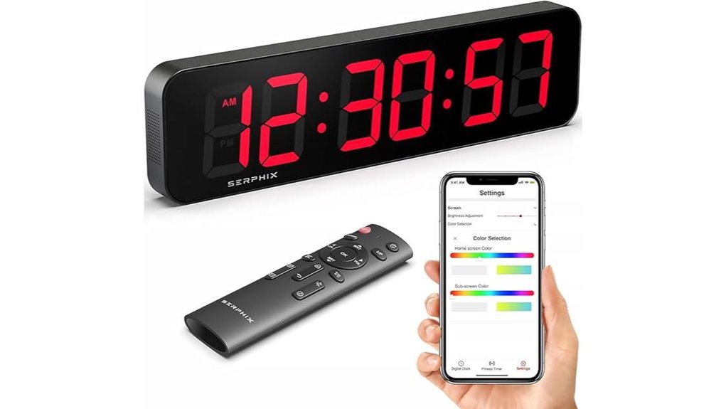 15 2 remote digital clock