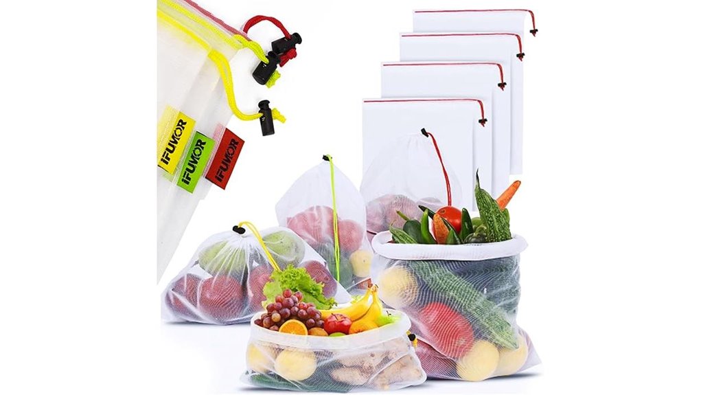 15 pack eco friendly mesh bags