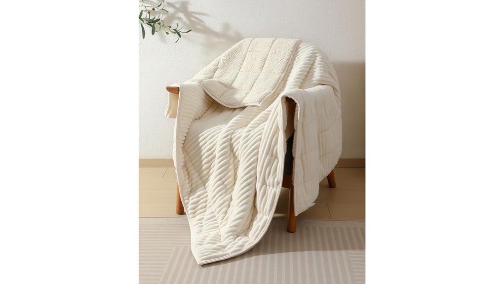 15 pound dual sided queen blanket