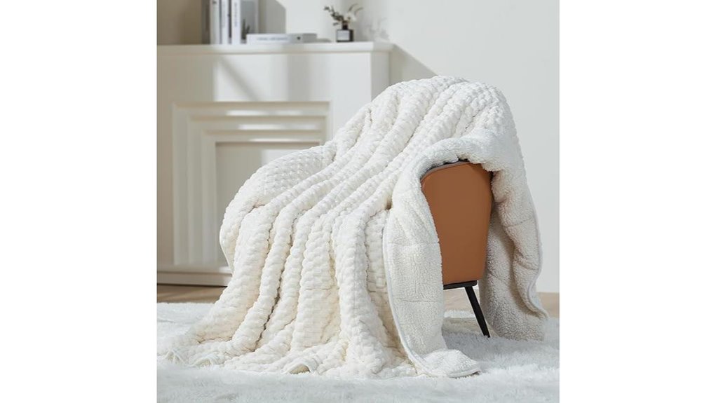 15lb cream weighted blanket