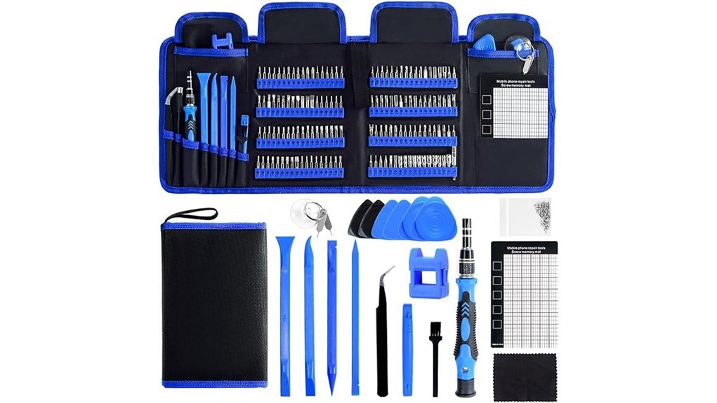 168 piece precision screwdriver set