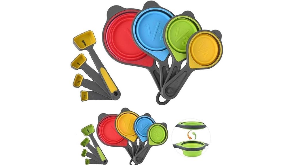 16 piece collapsible silicone set