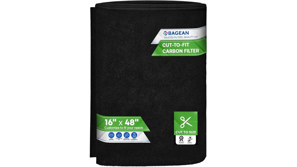16x48 inch activated carbon filter