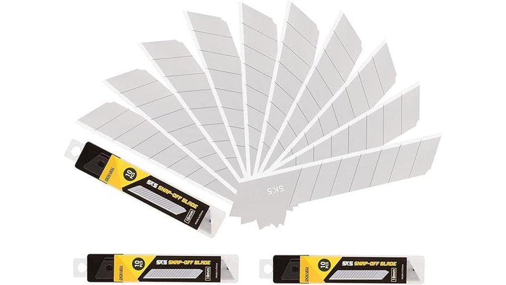 18mm retractable snap off blades
