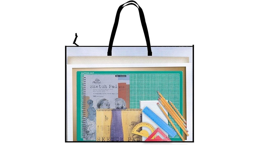 19x25 art zip bag