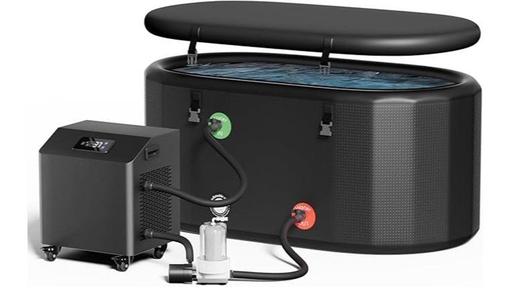 1hp oval ice bath