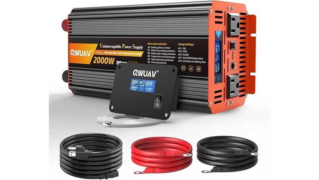 2000w auto switch backup