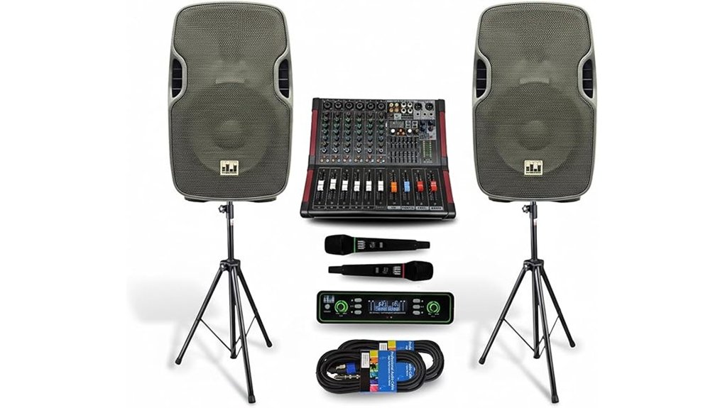 2000w portable wireless pa