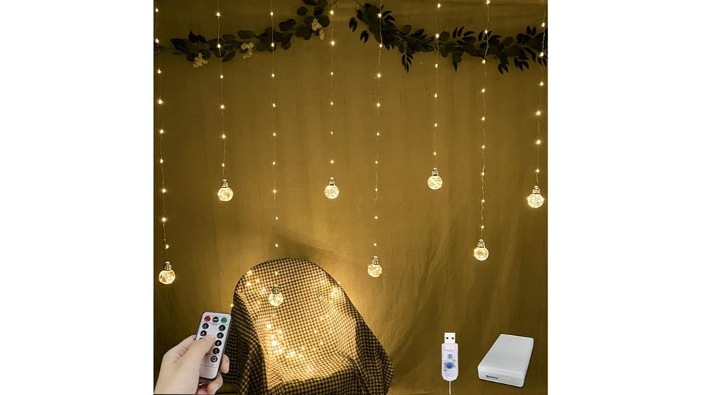 200 led curtain lights